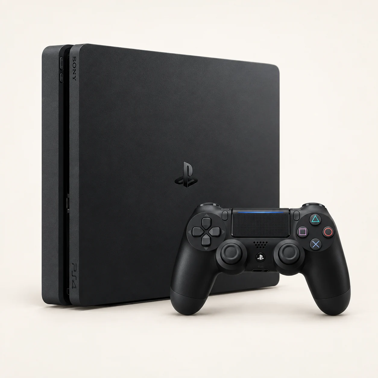 PlayStation 4 — комплект для игры — иллюстрация комплектации
